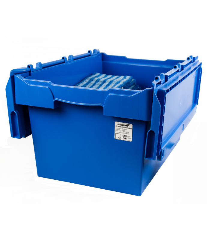 Klebeetikett HF Box frei